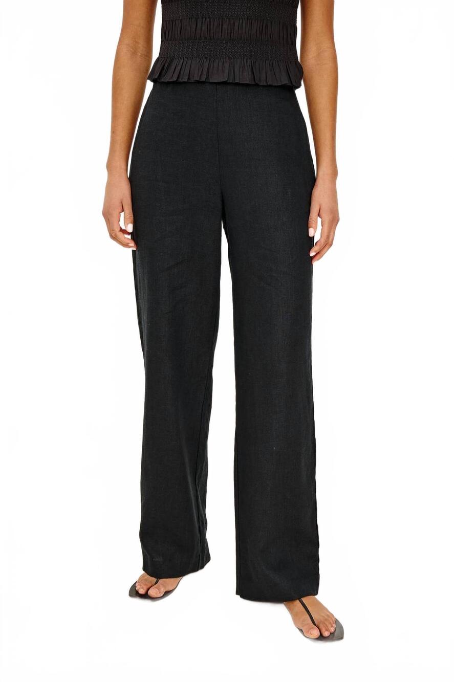 NEW RAILS andrine wide leg pants in black